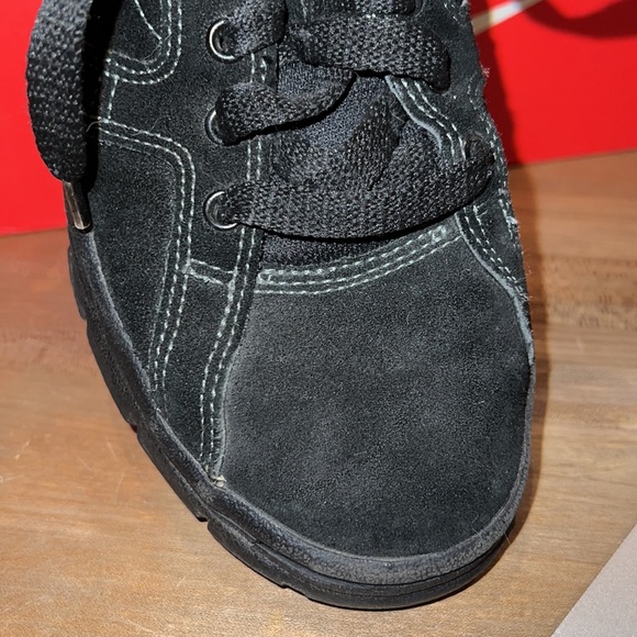 VNTG.Converse All Star One Star 2000 Black Suede Men's Size 7 1/2 Women's Size 9 - Picture 16 of 17